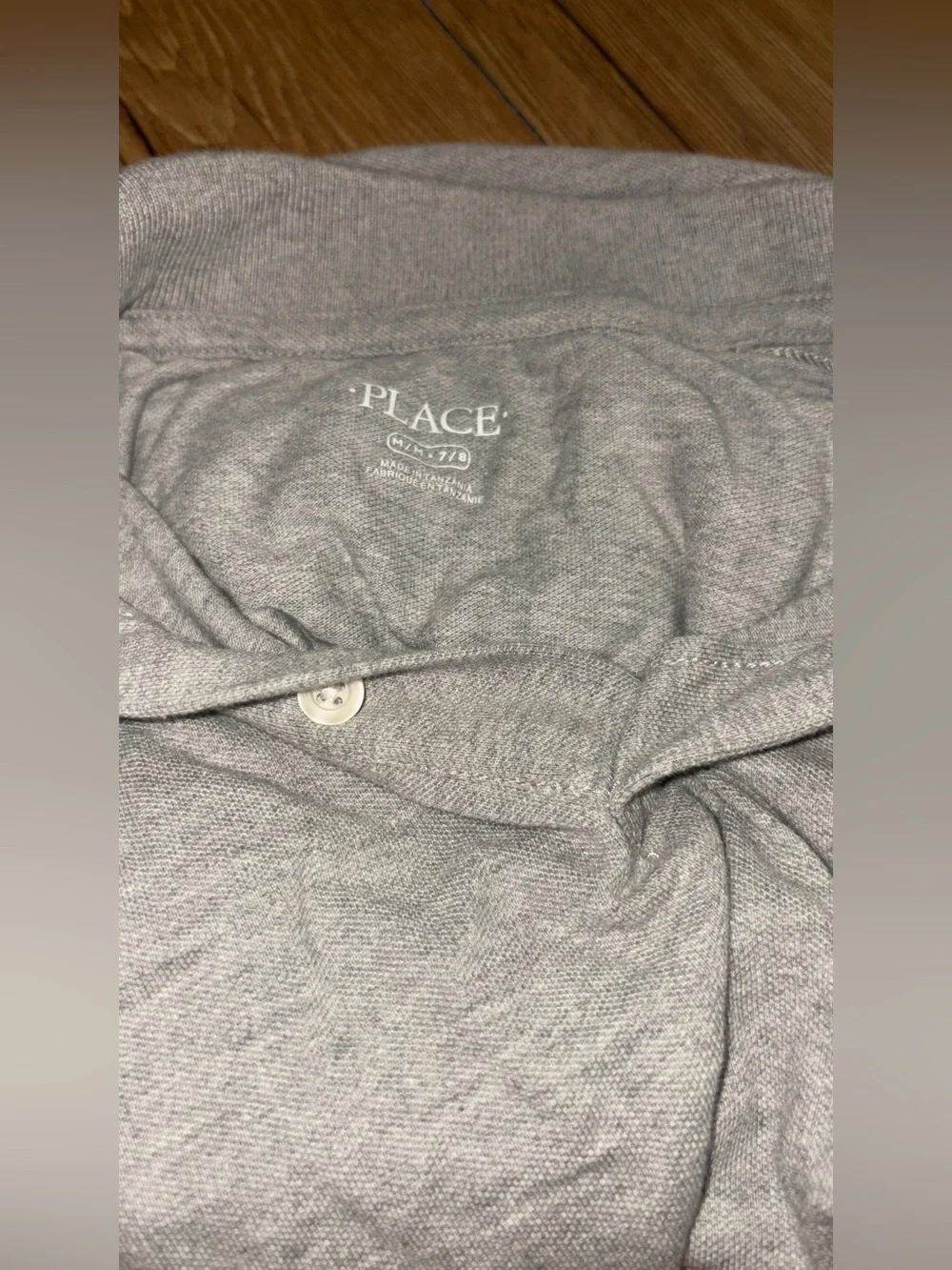 Classic Kids Polo Shirt - Light Gray